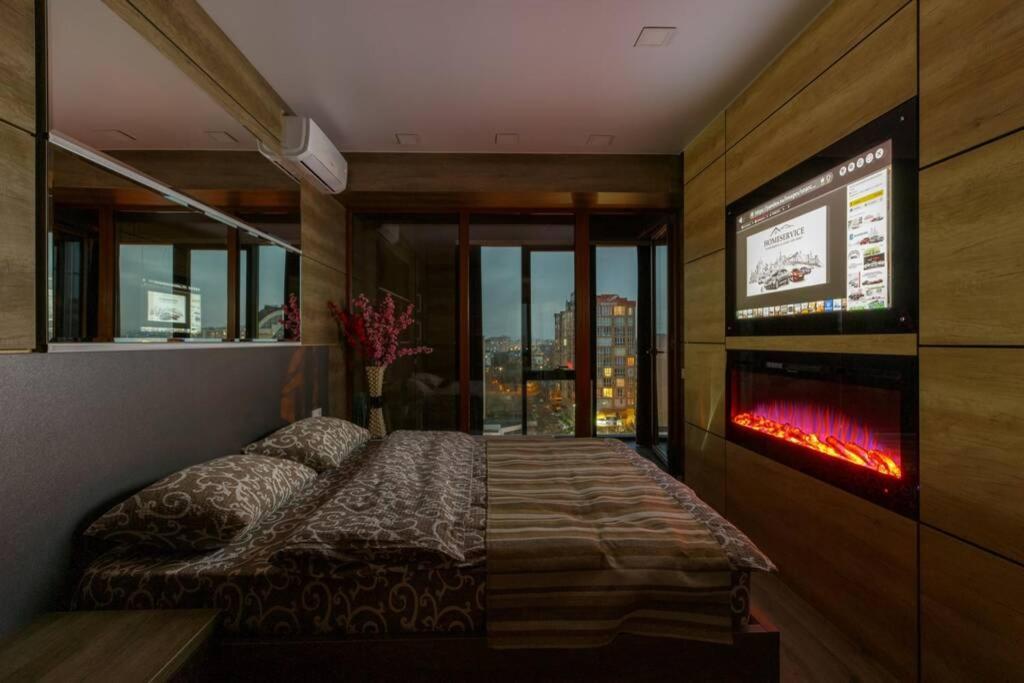 City Center. Panoramic Windows. Fireplace. Chisinau Eksteriør bilde